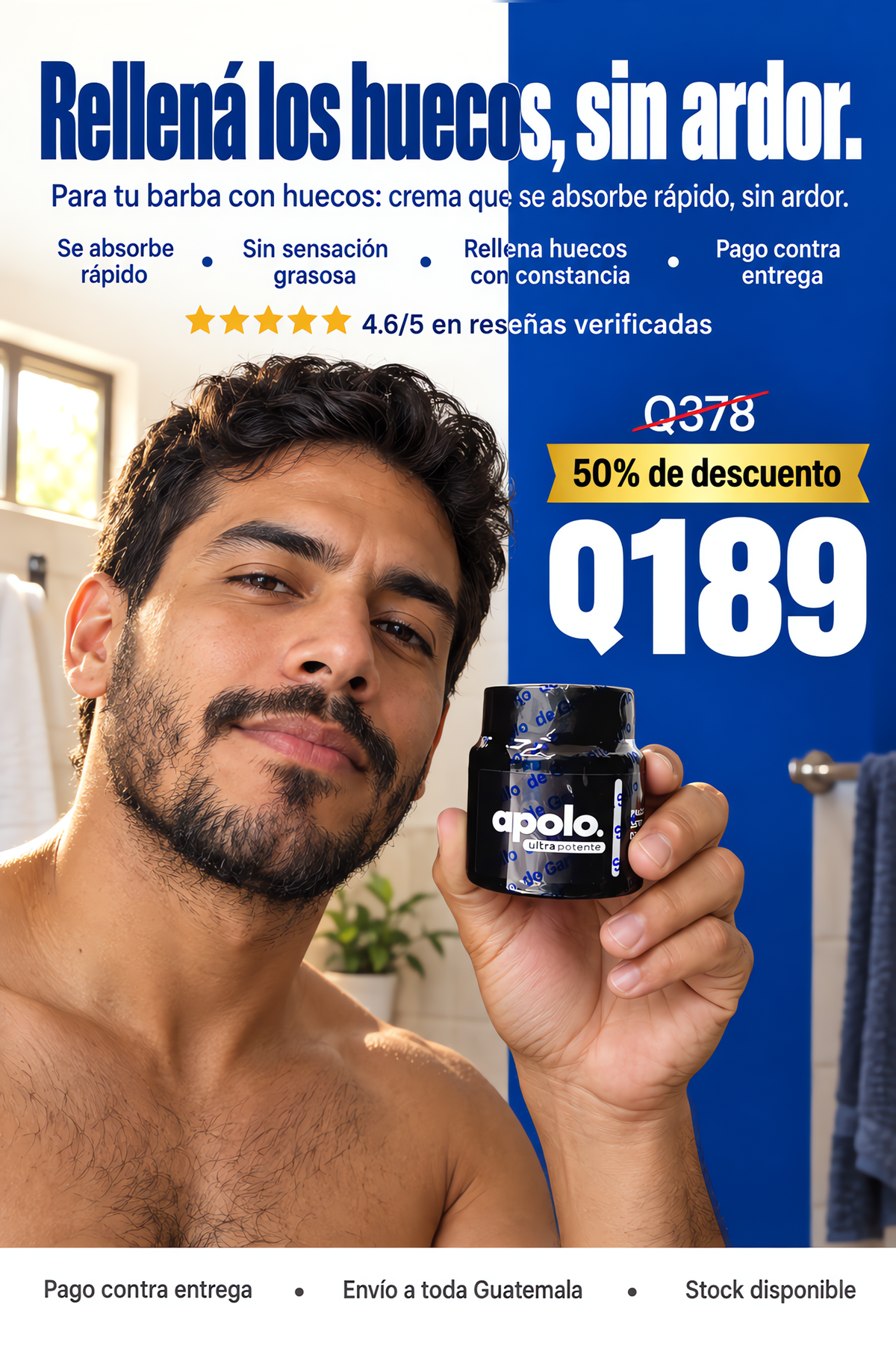 APOLO® Ultra Potente para Barba