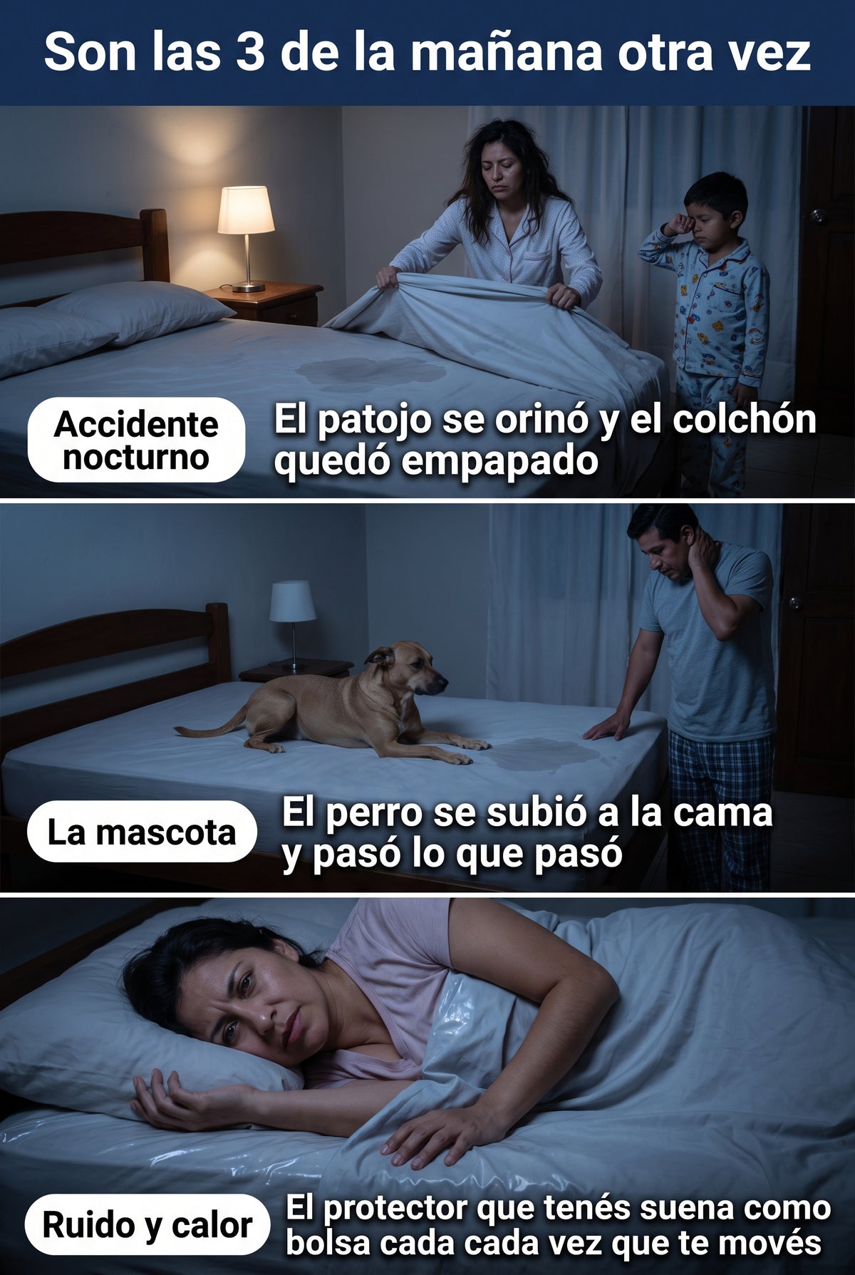 Protector De Colchon Antifluidos