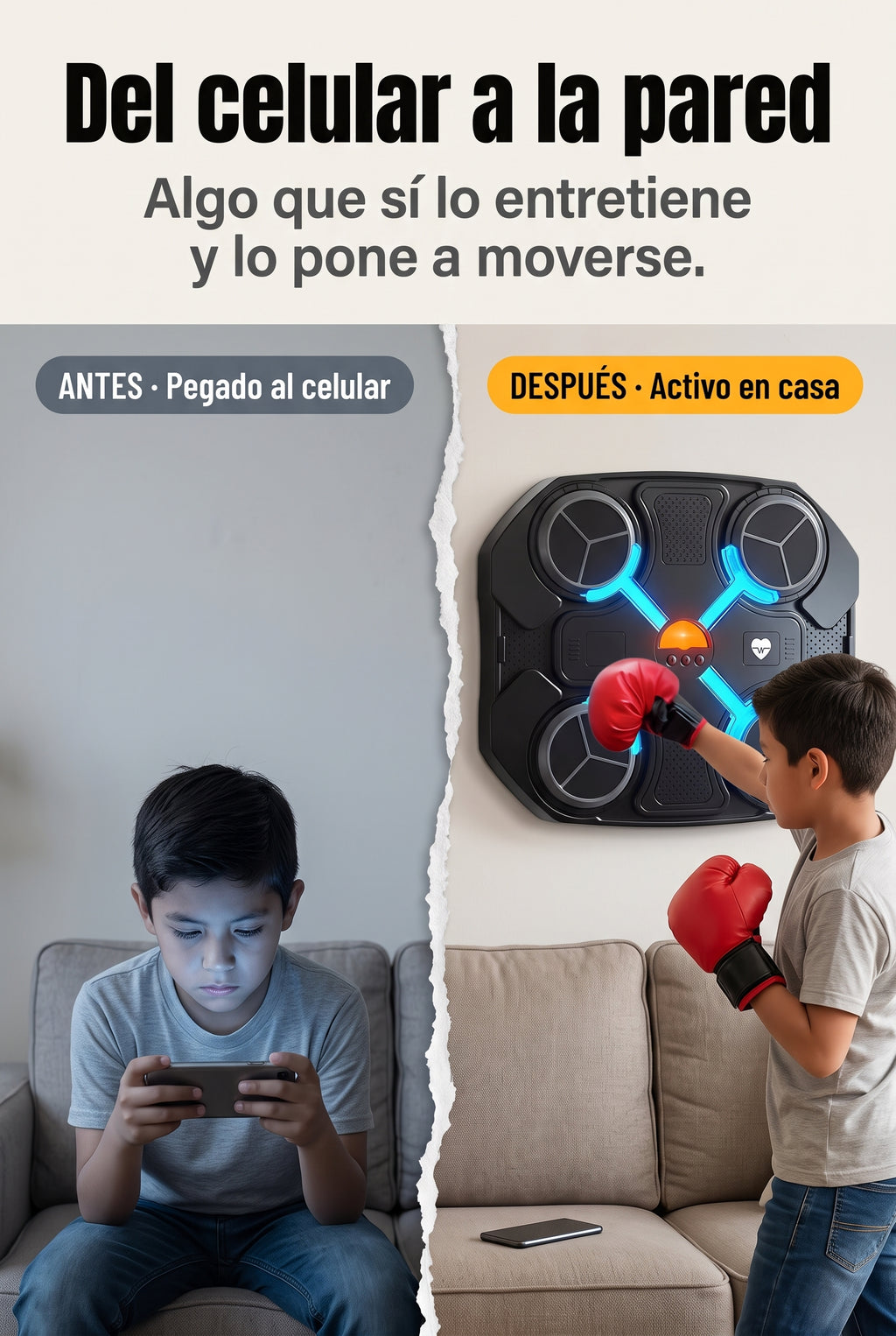 Maquina de Boxeo Inteligente Smart Boxing