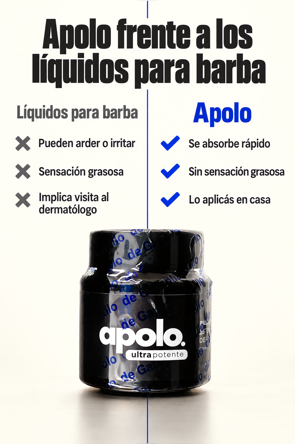 APOLO® Ultra Potente para Barba