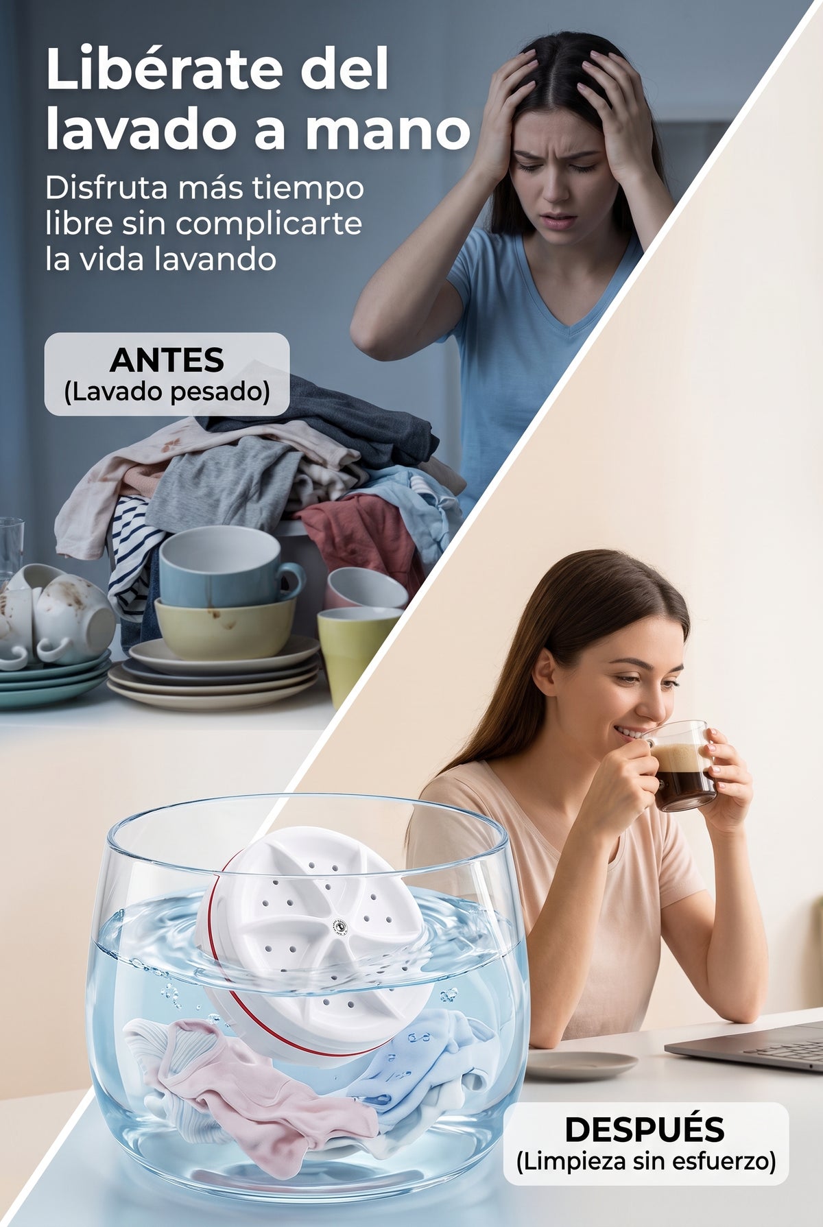 Lavadora Portátil Mini