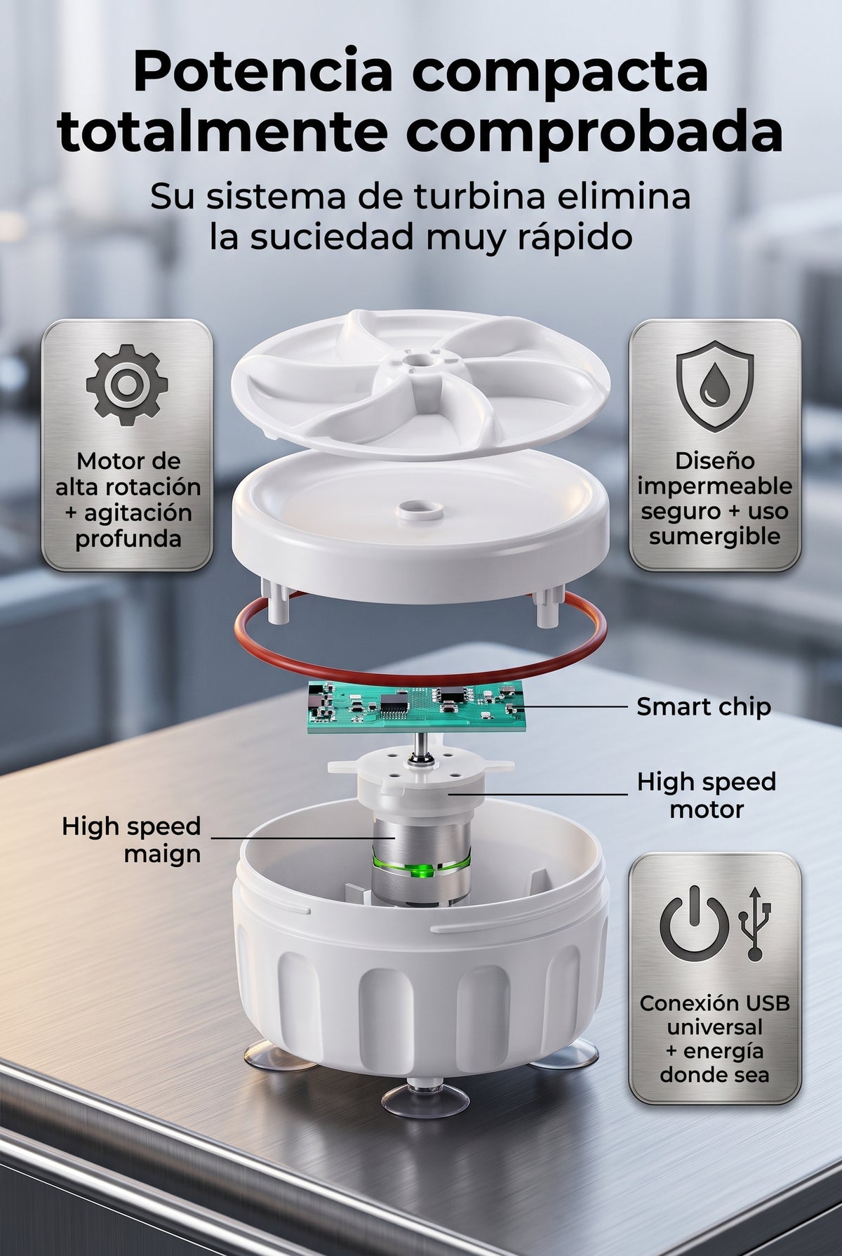 Lavadora Portátil Mini