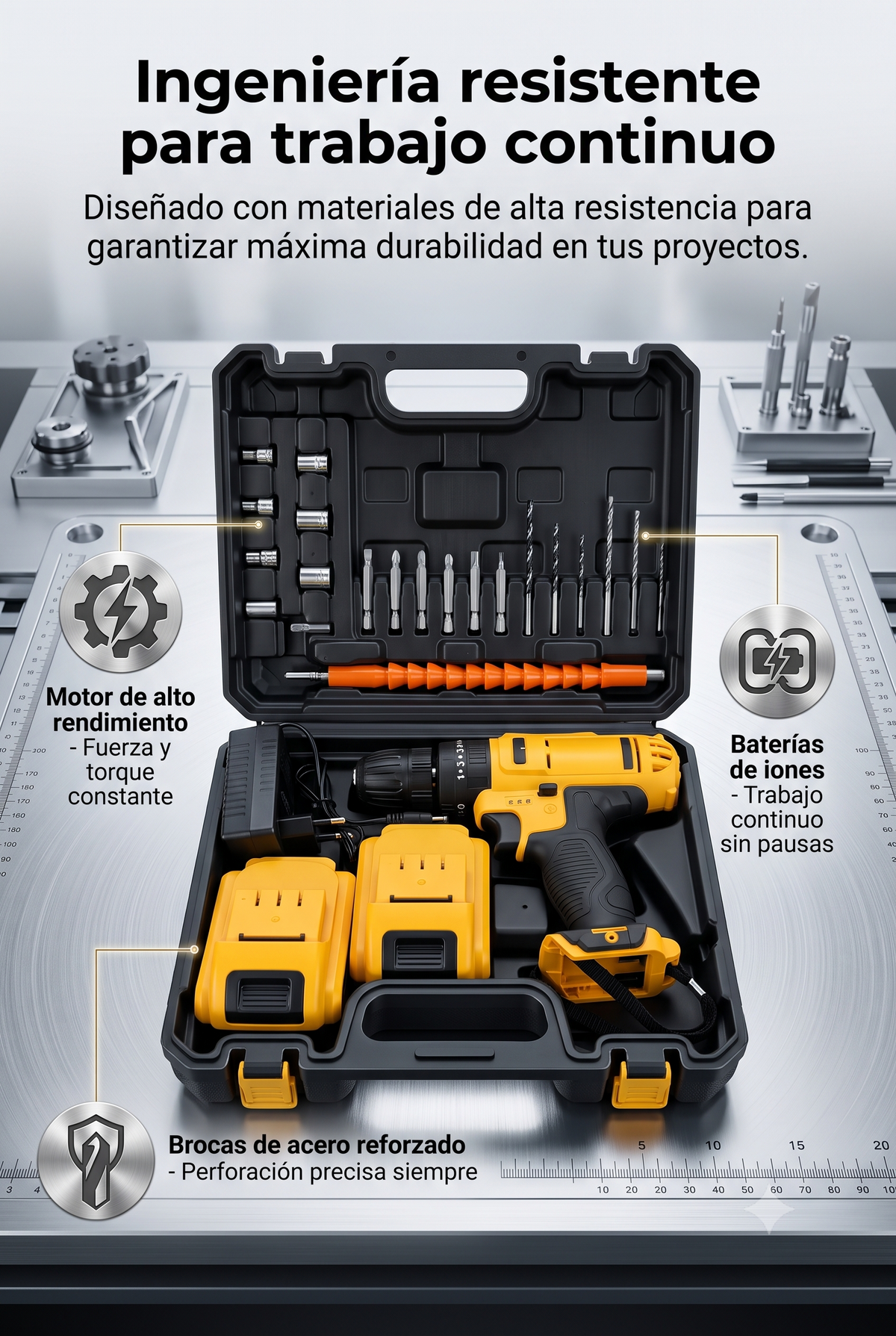 Taladro Multifuncional 10 En 1