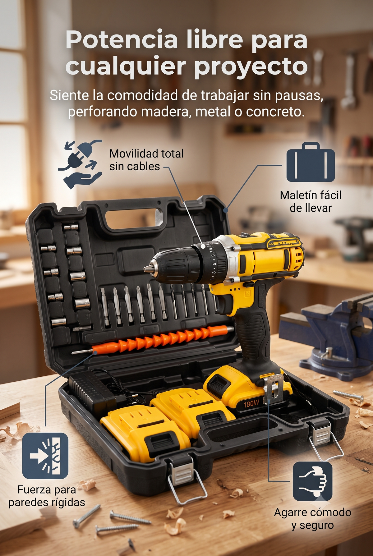 Taladro Multifuncional 10 En 1