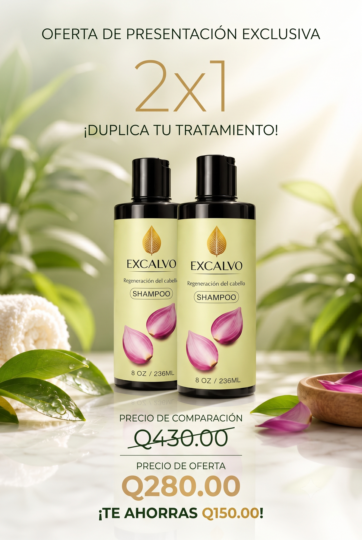 Shampoo Anti-caída Excalvo