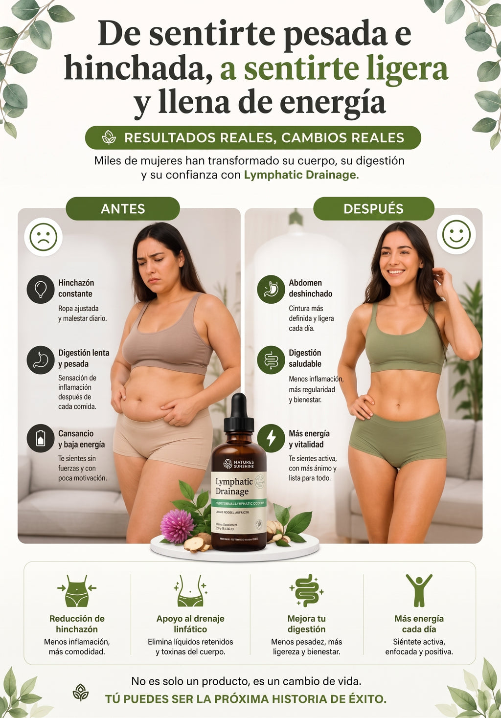 Gotas CirculaBien - Extracto herbal para el apoyo circulatorio y la retención de líquidos