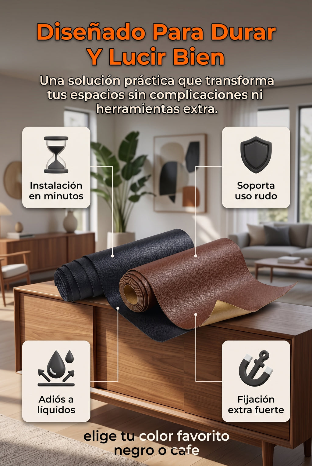 Parche de Cuero Adhesivo