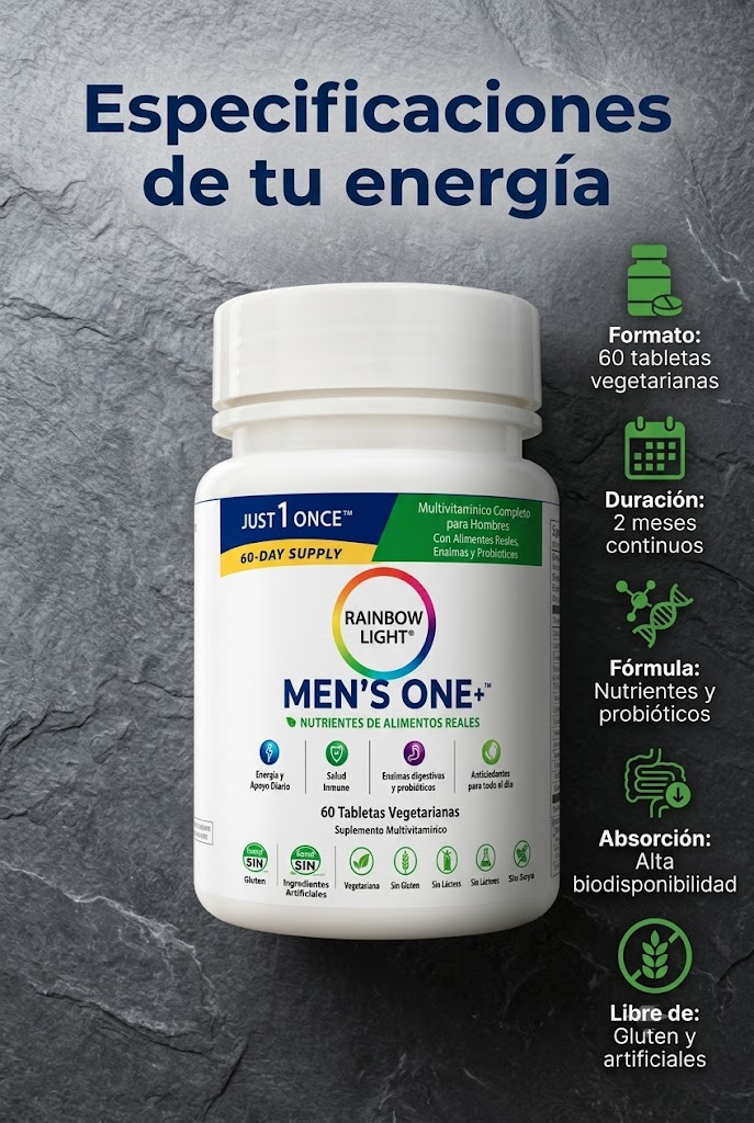 Tabletas de Energía y Potencia Masculina