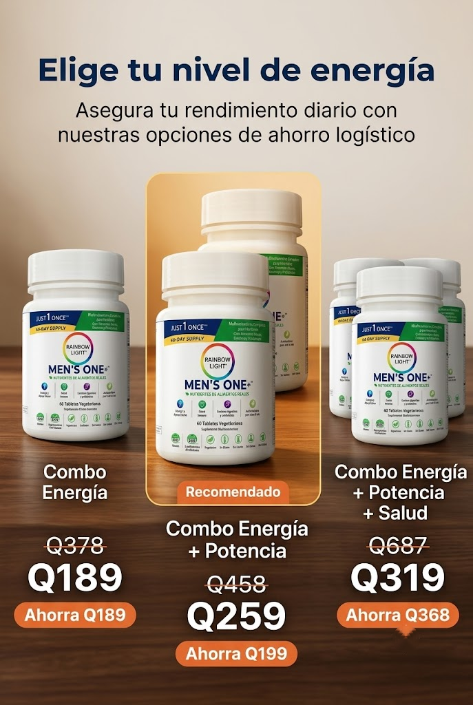 Tabletas de Energía y Potencia Masculina