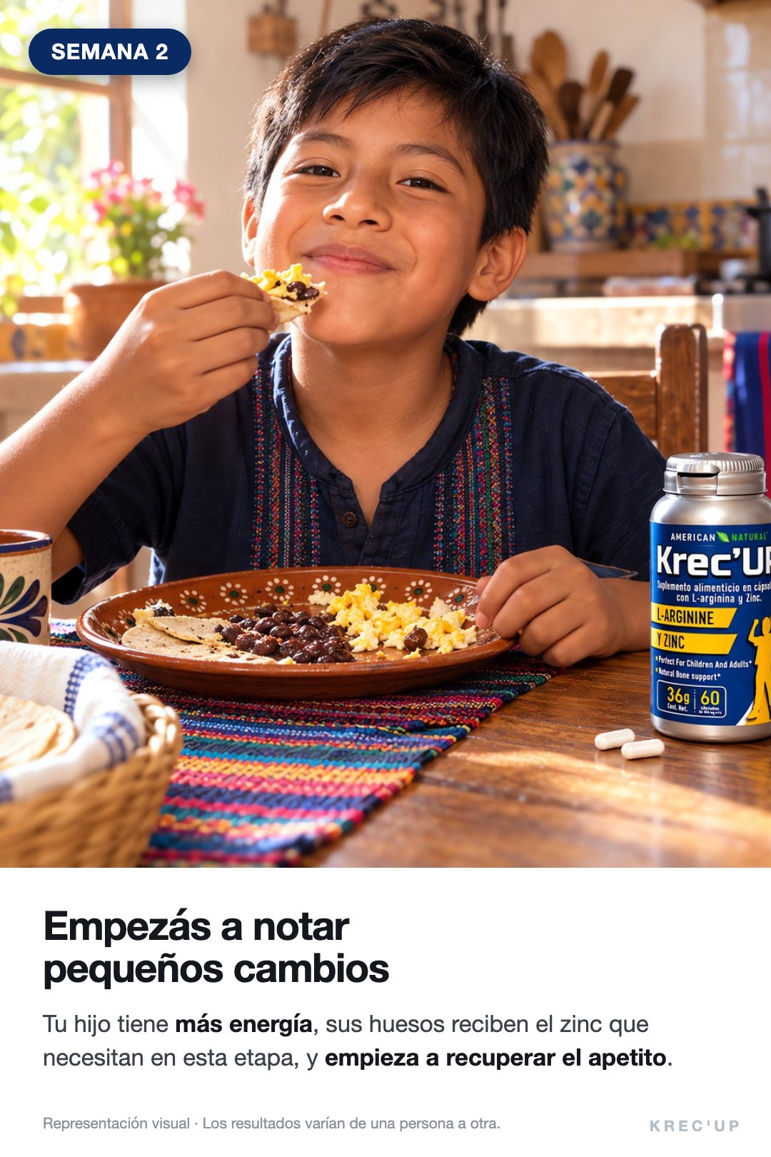 Semana 2: más energía y vuelve el apetito