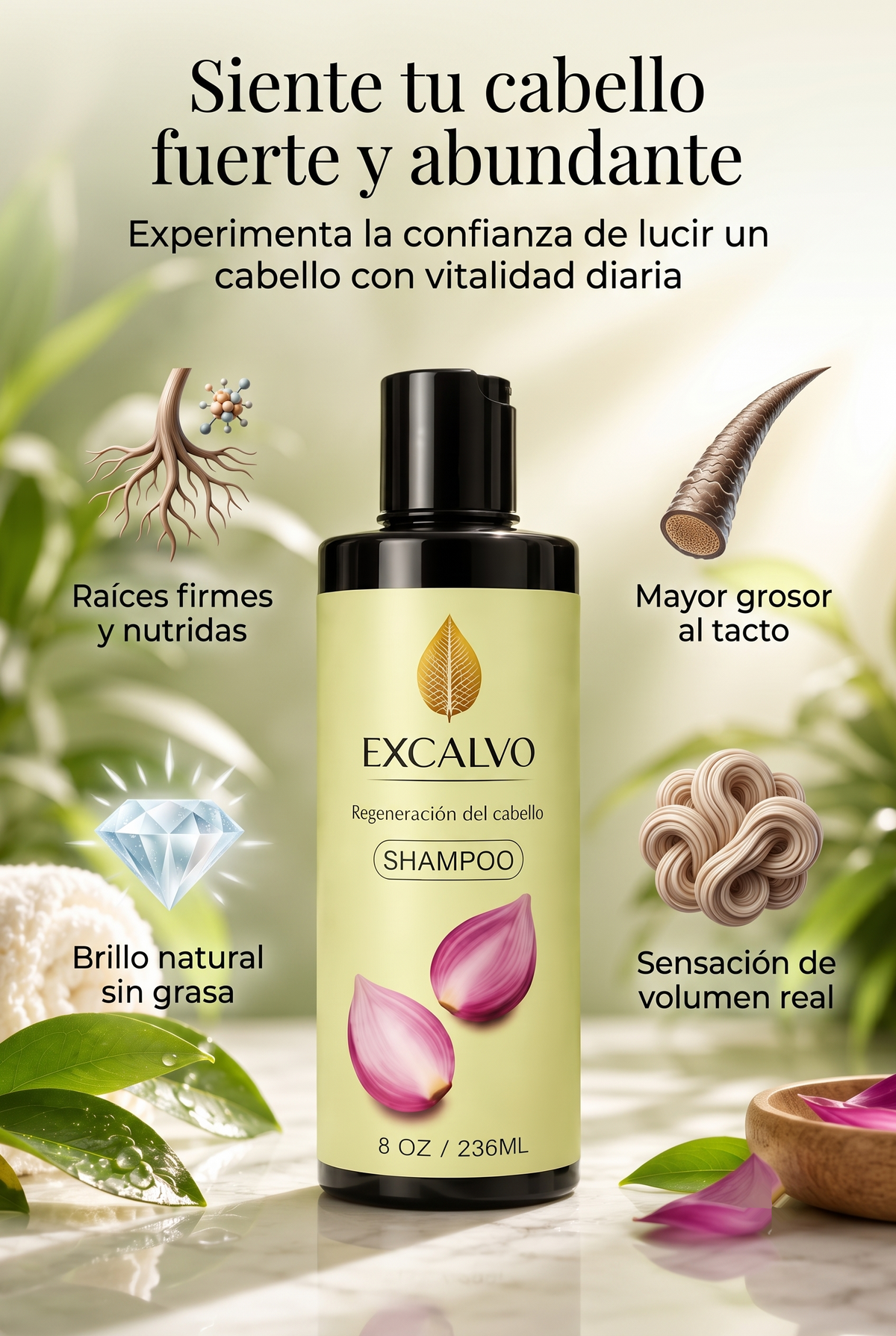 Shampoo Anti-caída Excalvo